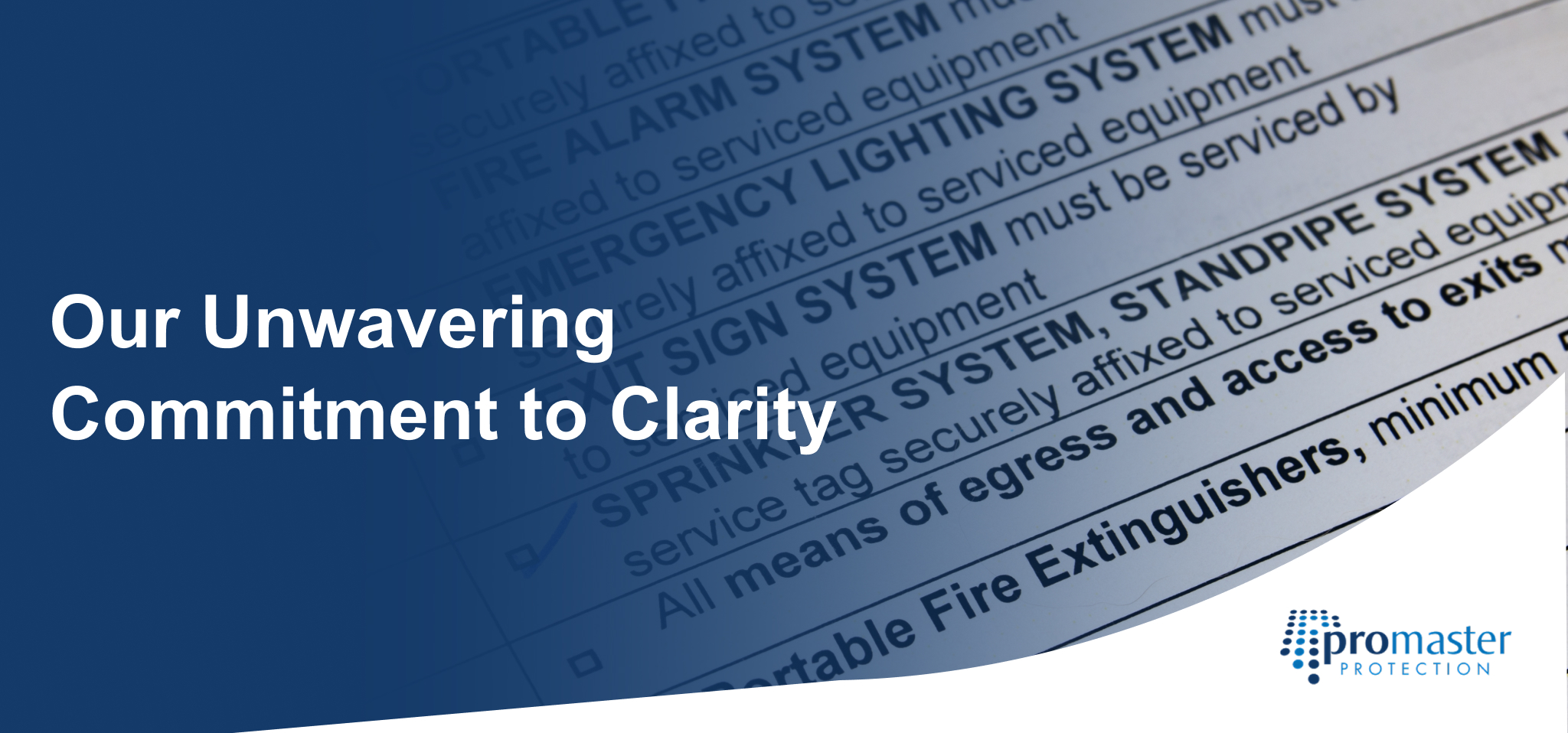 Our Unwavering Commitment to Clarity
